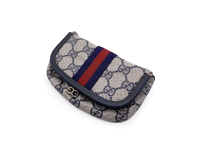 Gucci Clutch Bag Vintage n.A. Blue Cloth  ref.1203232
