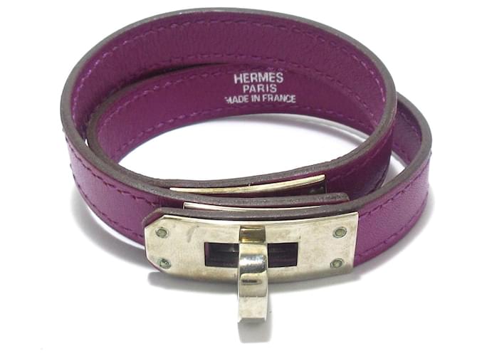 Hermès Hermes Lila Leder  ref.1203270
