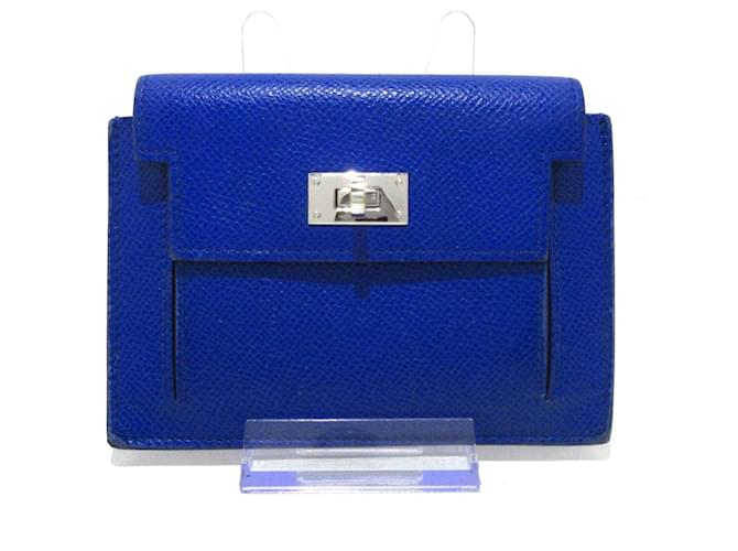 Hermès hermes kelly Blue Leather  ref.1203347