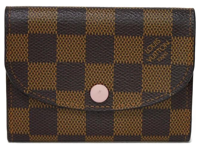Louis Vuitton Portemonnaie Rosalie Brown Cloth  ref.1203365