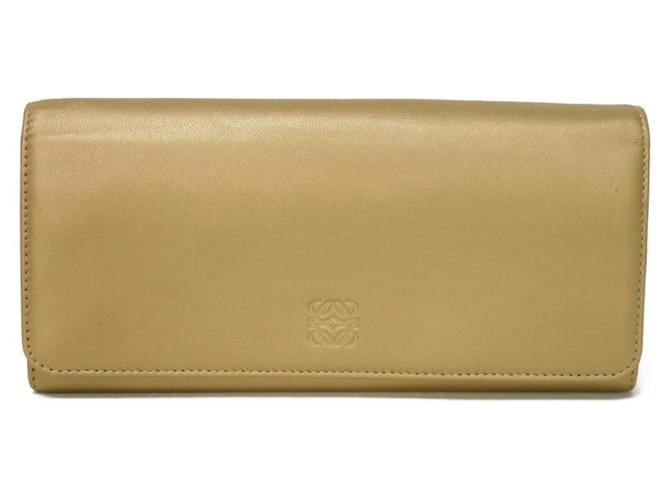 Loewe Anagram Golden Leather  ref.1203372