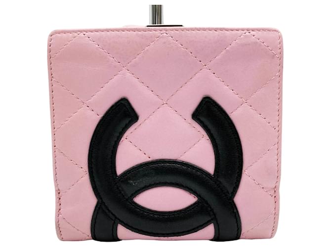 Chanel Cambon Pink Leather  ref.1203377