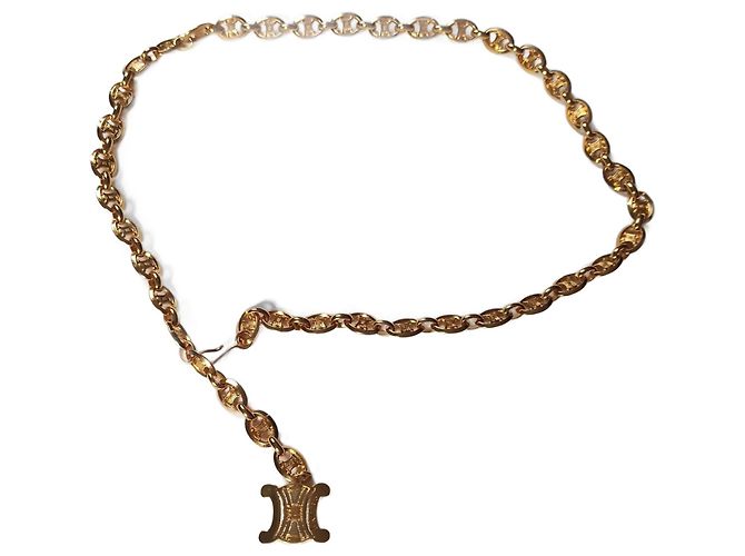 Ceinture chaîne Triomphe Céline Dorée