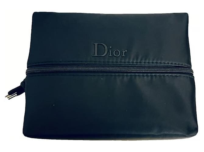 Dior Bourses, portefeuilles, cas Toile Noir  ref.1203456