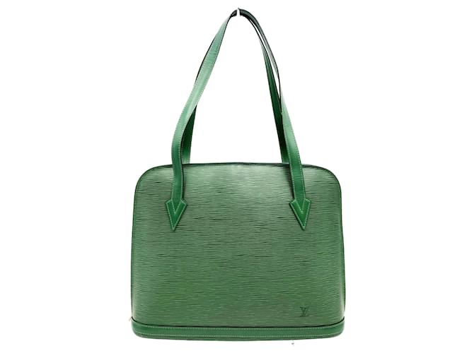 Louis Vuitton Lussac Green Leather  ref.1203468