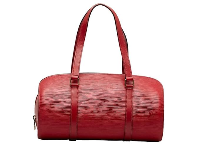 Louis Vuitton Soufflot Rot Leder  ref.1203483