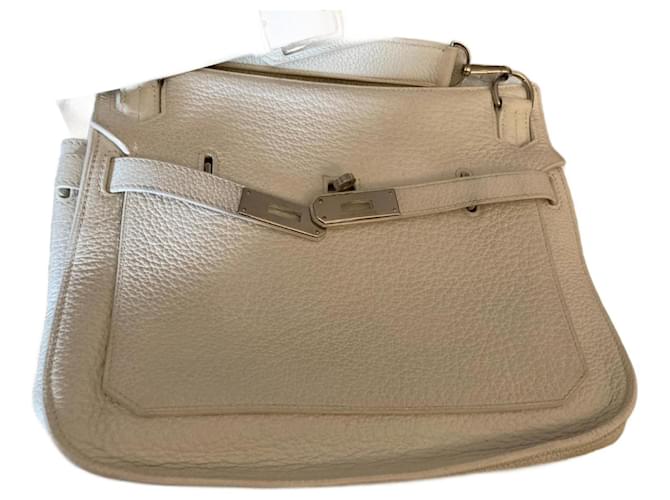 Jypsiere Hermès Handtaschen Weiß Leder  ref.1203527