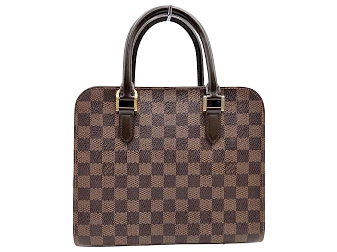 Louis Vuitton Triana Brown Cloth  ref.1203545