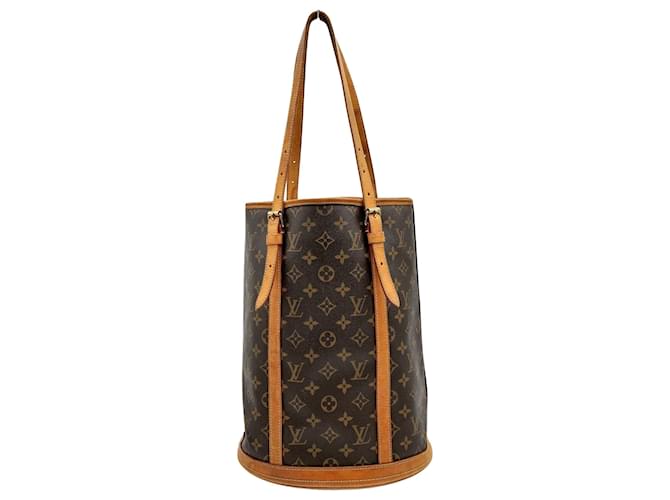 Louis Vuitton Bucket Brown Cloth  ref.1203549