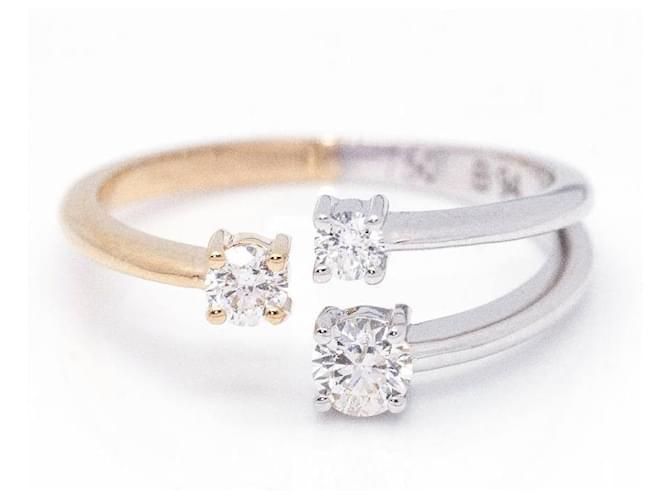 Autre Marque TRIO Diamond Ring. Golden White gold Pink gold  ref.1203560
