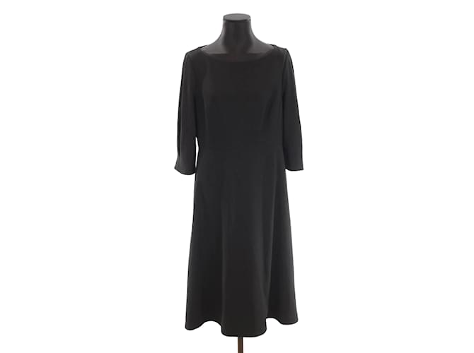 Lk Bennett Black dress Viscose  ref.1203583
