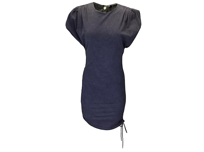 Autre Marque Isabel Marant Blue Sitian Cotton Jersey Mini Dress  ref.1203607