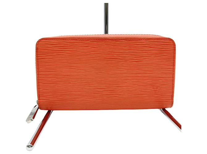 Louis Vuitton Zippy Orange Leder  ref.1203679