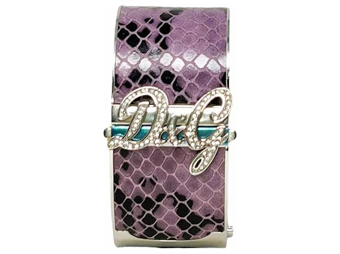 DOLCE & GABBANA purple bracelet-watch Jaws Medium DW model0136 Dark purple Steel  ref.1203745
