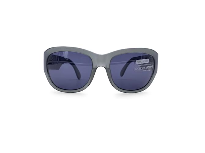 Giorgio Armani Vintage graue Perma Tough Sonnenbrille 842 125 MM Kunststoff  ref.1203961
