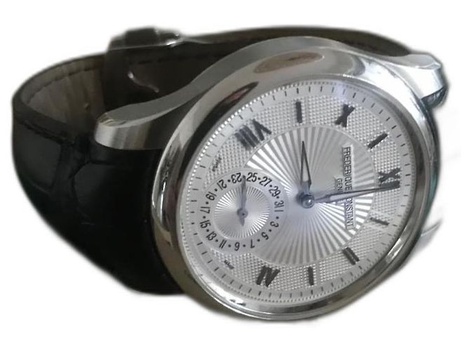 Frederique Constant Maxime Manufacture Orologio Automatico Acciaio Silver hardware