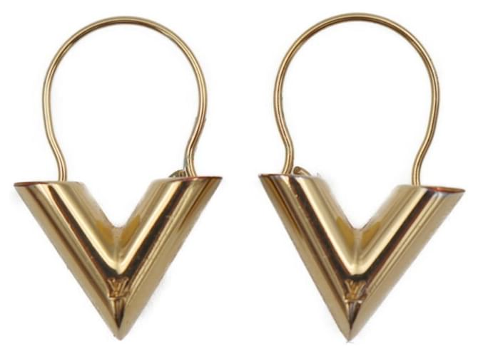 Louis Vuitton Essential V Dourado Metal  ref.1204122