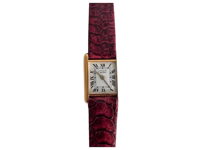 Cartier Vintage tank White Gold-plated  ref.1204124