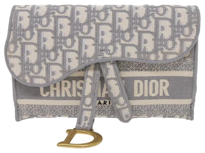 Dior Saddle Dior Oblique Grey Cloth  ref.1204146
