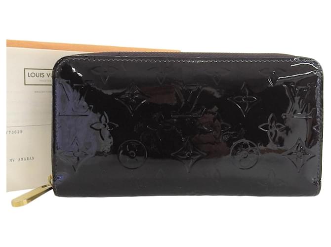 Louis Vuitton Zippy Black Patent leather  ref.1204215