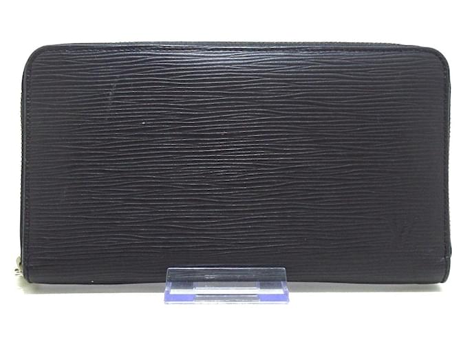 Louis Vuitton Portefeuille zippy Black Leather  ref.1204345