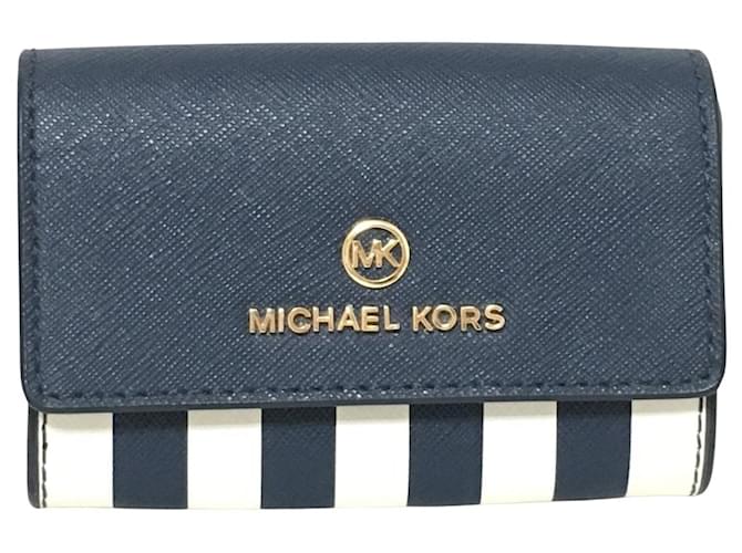 Michael Kors Navy blue Leather  ref.1204416