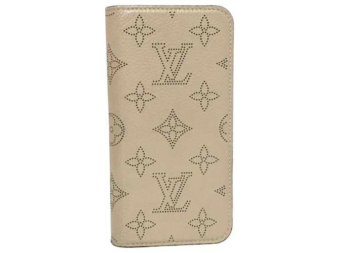 Louis Vuitton Iphone Case Beige Leather ref.1204469 - Joli Closet