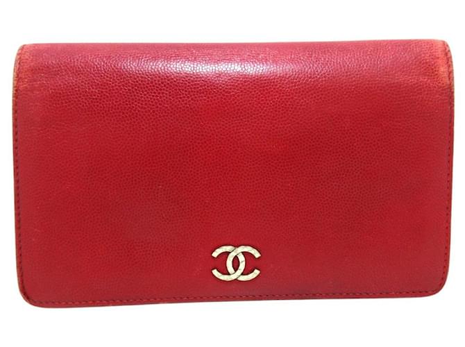 Chanel Cuir Rouge  ref.1204476