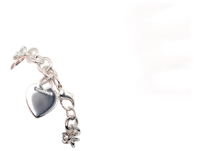 Etiqueta de retorno ao coração da Tiffany & Co Prata Prata  ref.1204520