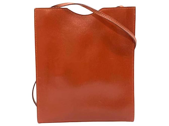 Hermès Onimetou Brown Leather  ref.1204572
