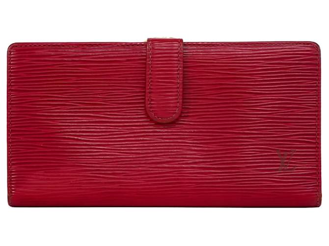 Louis Vuitton Viennois Red Leather  ref.1204592