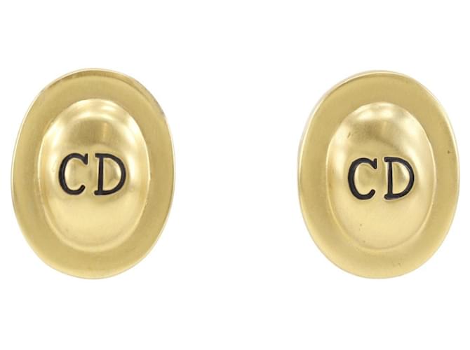CD Dior Dourado Metal  ref.1204632