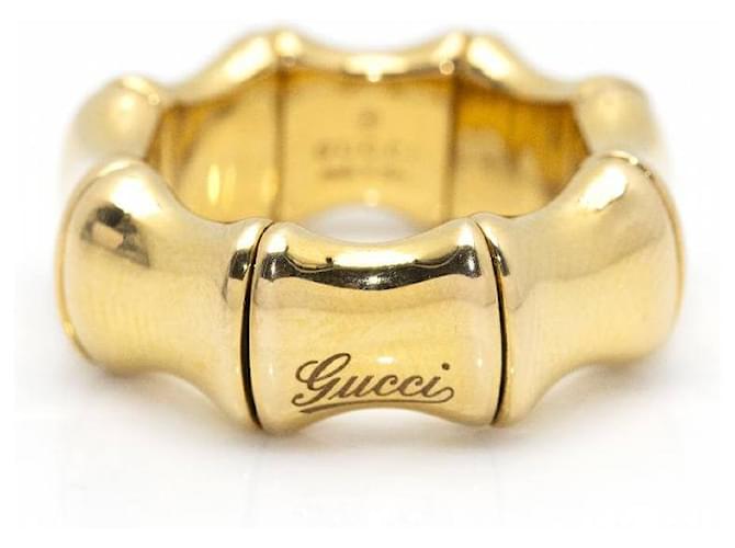 Anillo GUCCI BAMBOO SPRING Oro Amarillo. Dorado  ref.1204679