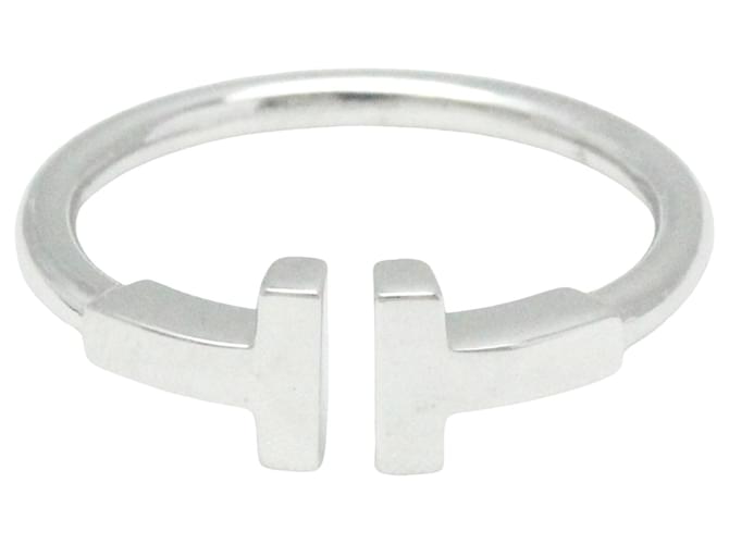 Tiffany & Co T wire Silvery White gold  ref.1204748