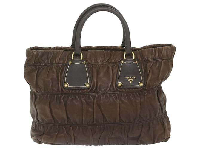 Prada Saffiano Brown Leather  ref.1204750