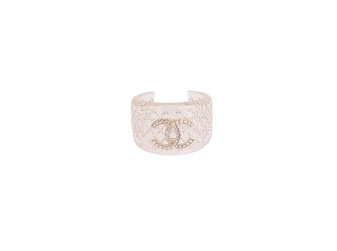 Chanel Bracelet blanc Plastique  ref.1204822