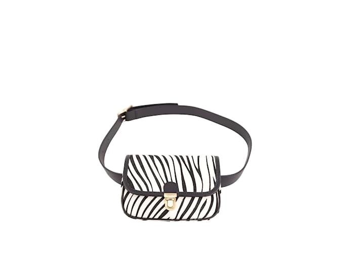 Agnès b. Leather belt bag White  ref.1204845