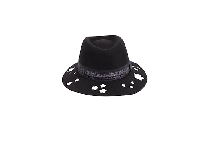 Maison Michel Wool hat Black  ref.1204849