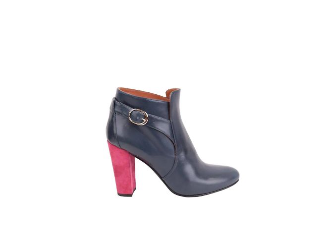 Michel Vivien Botas de couro Azul