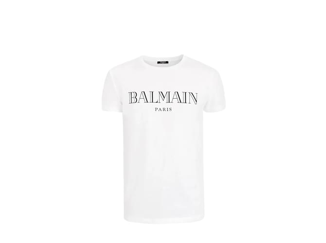 BALMAIN Top T.Cotone L internazionale Bianco  ref.1204863