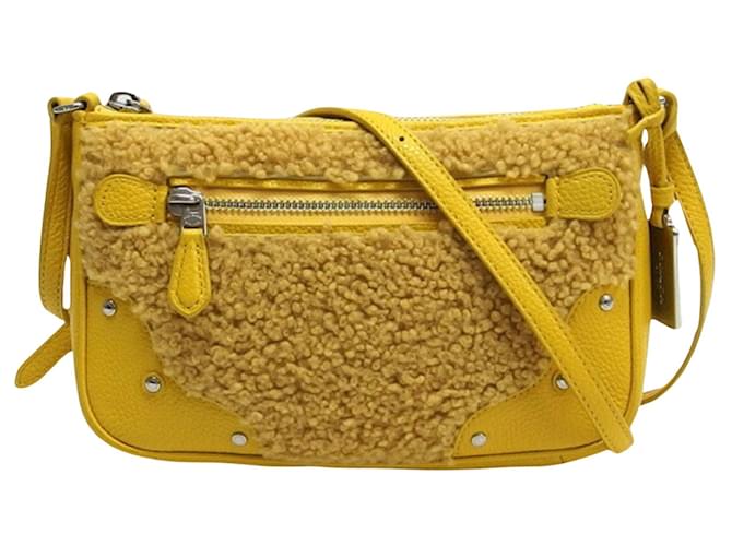 Coach Yellow Leather  ref.1204968