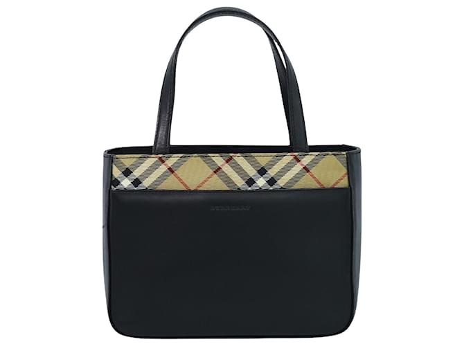 BURBERRY Black Leather  ref.1204995