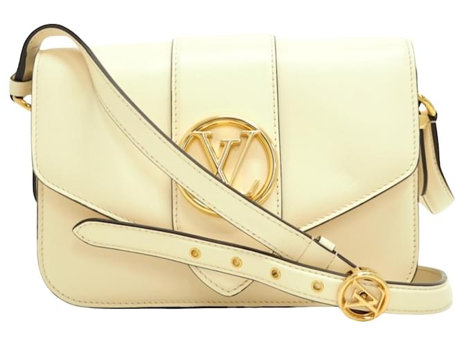Louis Vuitton Pont Neuf White Leather  ref.1205048