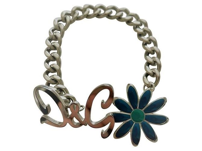 Dolce & Gabbana Linda pulseira DOLCE &GABBANA da coleção Flower Prata
