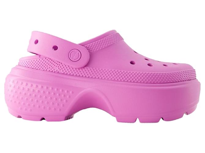 Autre Marque Stomp Sandals - Crocs - Thermoplastic - Pink  ref.1205195