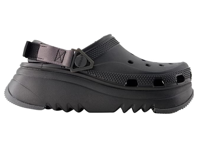 Autre Marque Classic Geometric Sandals - Crocs - Thermoplastic - Black  ref.1205255