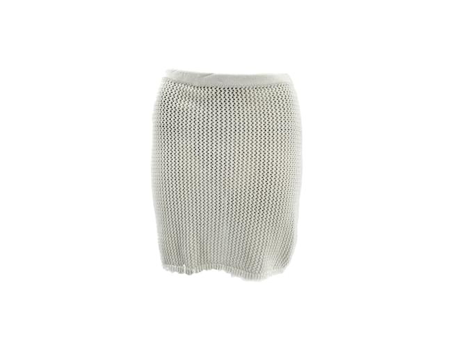 Autre Marque MESHKI  Skirts T.International S Cotton White  ref.1205413