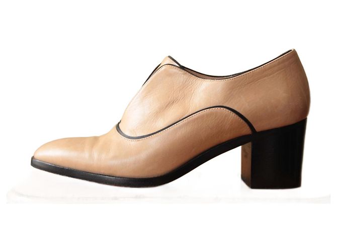 Derbies Reed Krakoff en cuir jaune