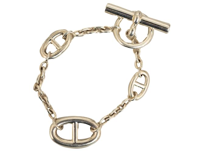 Bracelet Hermès Farandole En Argent Métal Argenté  ref.1205584