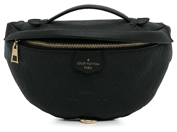 Louis Vuitton Black Monogram Empreinte Bumbag Leather  ref.1205618